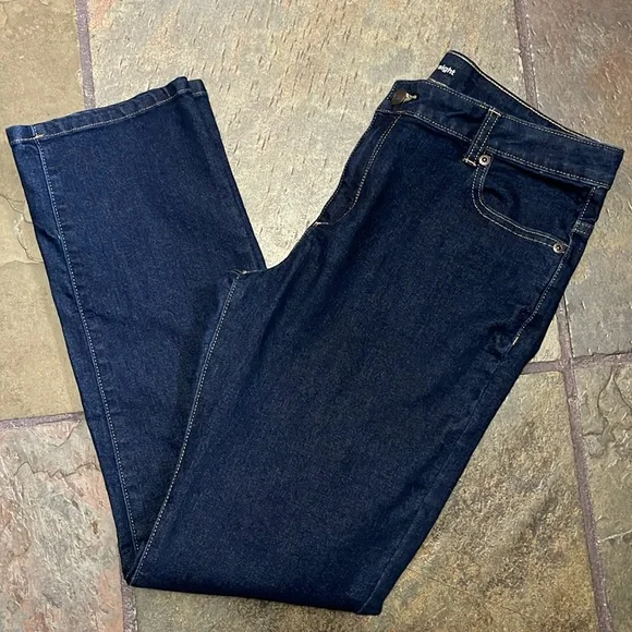 Wonder Nation Dark Wash Straight Jeans 16 plus - Picture 3 of 10